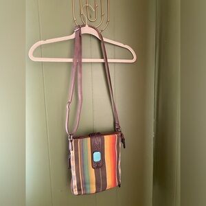 Southwest serape conceal carry crossbody purse